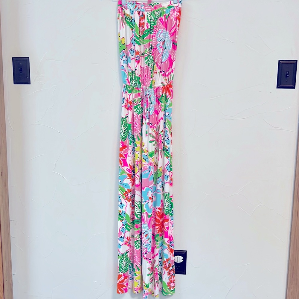 Lilly Pulitzer by target maxi strapless dress